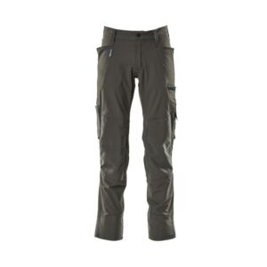 Hose mit Knietaschen, Stretchstoff, Farbe: dunkelanthrazit