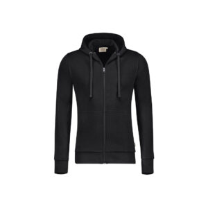 HAKRO Kapuzen-Sweatjacke Premium schwarz