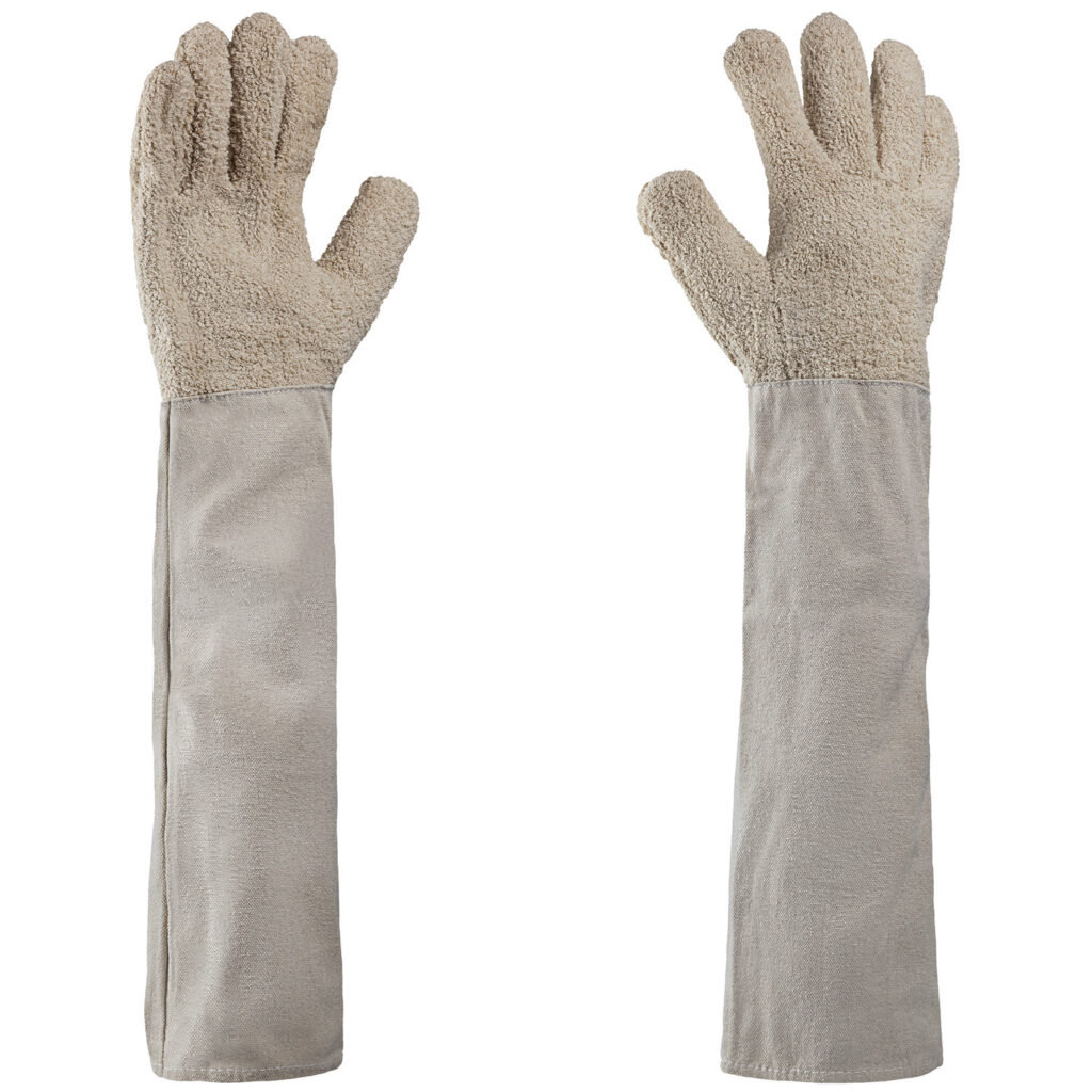Art. 1140/60-12   Baumwollterryhandschuh, Farbe: beige (natur)