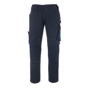 MASCOT® ERLANGEN Hose, SCHWARZBLAU/KORNBLAU (70% Polyester/30% Tencel, 340 g/m²)
