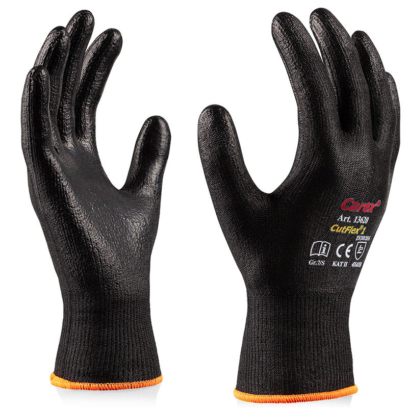Art. 13620 CutFlex® 1 Schnittschutzhandschuh mit Beschichtung, Farbe: schwarz