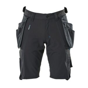 MASCOT® ADVANCED Shorts mit Hängetaschen, SCHWARZBLAU ( 93%Nylon/7% Elasthan, 250g/m²