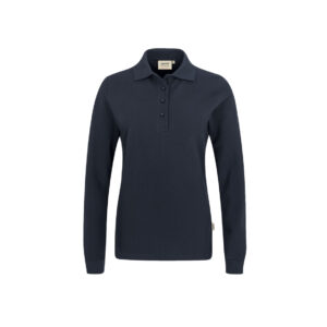 Women-Longsleeve-Poloshirt Performance, TINTE (50% BW/50% Polyester, 220 g/m²)