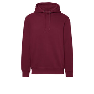 HAKRO Kapuzen-Sweatshirt Bio-Baumwolle GOTS weinrot