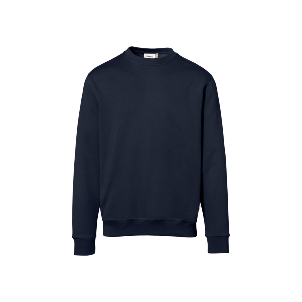 HAKRO Sweatshirt Bio-Baumwolle GOTS tinte