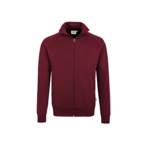 HAKRO Sweatjacke College weinrot