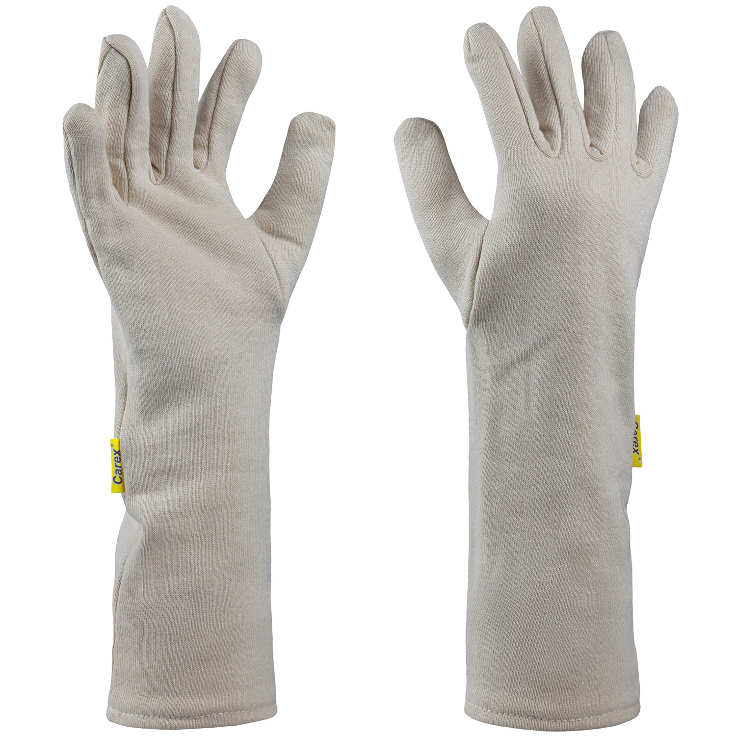 Art. 1120/40 Baumwolljerseyhandschuh, Farbe: beige (natur), Länge ca. 40 cm