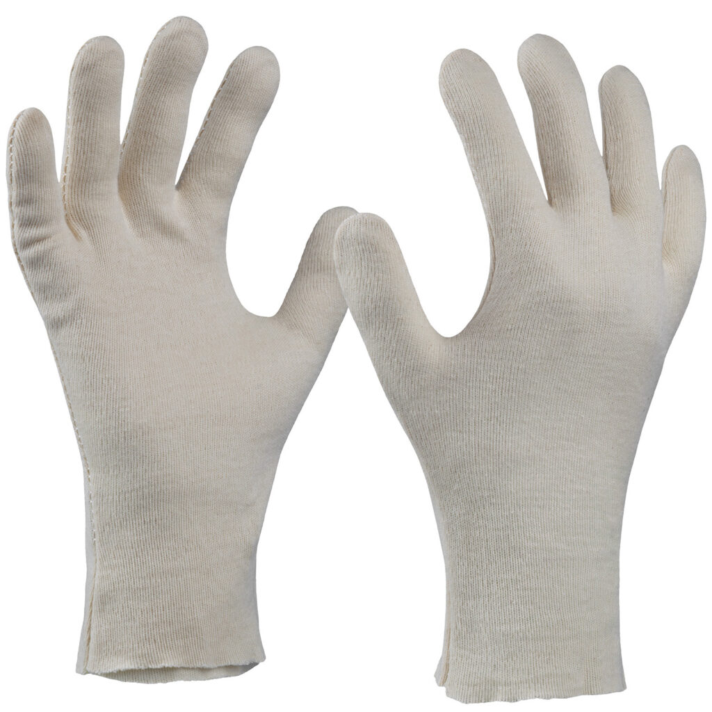 Art. 1018/OS Baumwollhandschuh,  Farbe: beige (natur)