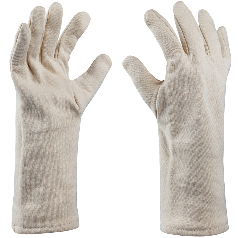 Art. 1120/35 Baumwolljerseyhandschuh, Farbe: beige (natur)