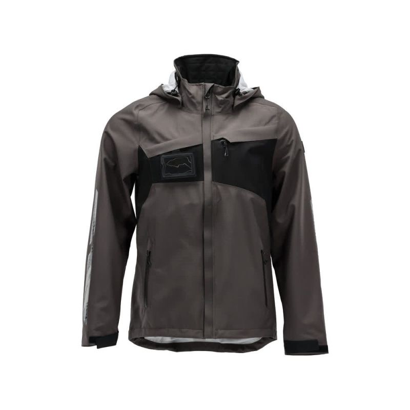 MASCOT® Accelerate Hard Shell Jacke, leicht, wasserdicht dunkelanthrazit/schwarz