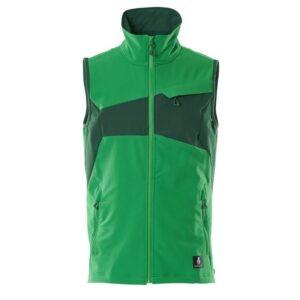 MASCOT® Accelerate Weste, Vier-Wege-Stretchstoff, leicht grasgrün/grün