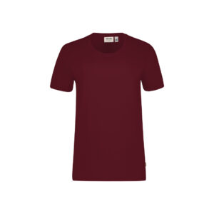 HAKRO T-Shirt Bio-Baumwolle GOTS weinrot