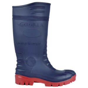 Typhoon Blue/Red S5  PVC/Nitril Sicherheitsstiefel  EN ISO 20345:2011  S5  SRC