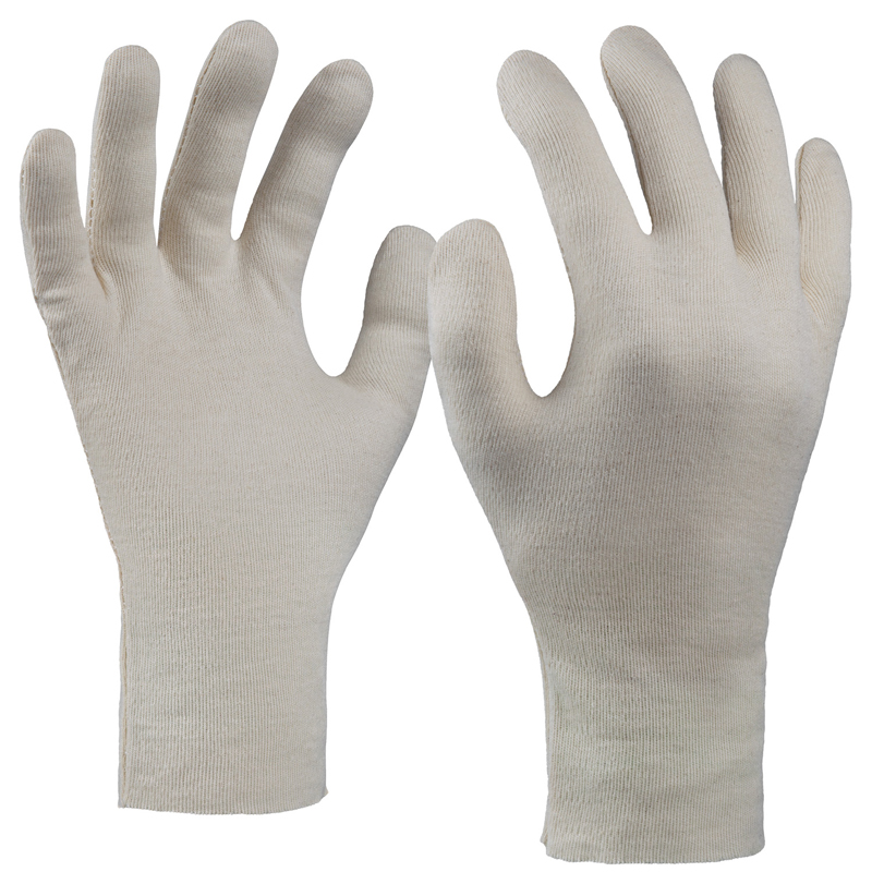 Art. 1011/OS Baumwollhandschuh, Farbe: beige (natur)
