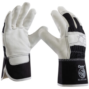 Art. 0162/LION   BLACK LION® Rindlederhandschuh, Farbe: grau/schwarz