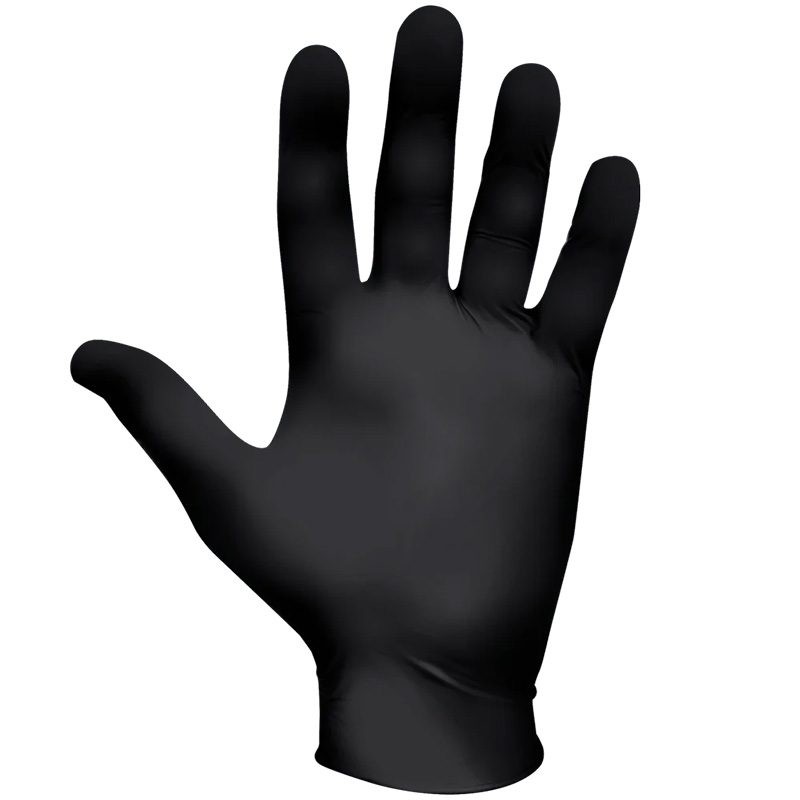 6112PF Showa Nitril-Einweghandschuh, schwarz, Eco Best Technology® (EBT), 1 Box = 100 Stück