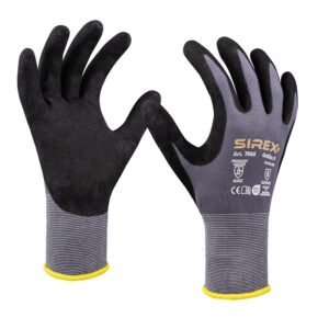 Art. T683 Strickhandschuh mit Beschichtung, Farbe: grau