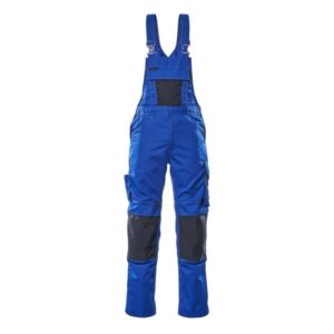 MASCOT® AUGSBURG Latzhose, KORNBLAU/SCHWARZBLAU (65% Polyester/35% Baumwolle, 270 g/m²)
