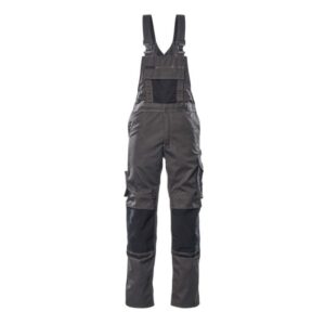 MASCOT® AUGSBURG Latzhose, DUNKELANTHRAZIT/SCHWARZ ( 65% Polyester/35% BW, 270 g/m²)