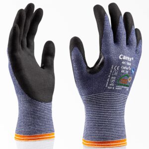 Art. 13630 CutFlex® 4 Schnittschutzhandschuh mit Beschichtung, Farbe: blau/schwarz