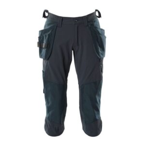 MASCOT® Accelerate Dreiviertel-Hose, Hängetaschen, Stretch schwarzblau