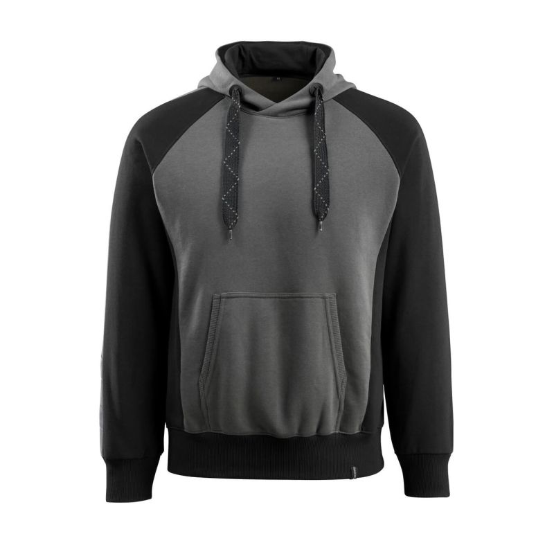 MASCOT® REGENSBURG Kapuzensweatshirt, DUNKELANTHRAZIT/SCHWARZ (60% BW/40% Polyester, 340 g/m²)
