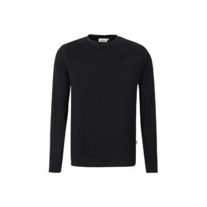 Longsleeve Performance Shirt, schwarz (50% BW/50% Polyester, 200 g/m²)