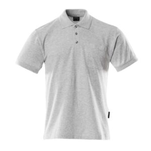MASCOT® BORNEO Polo-Shirt, GRAU-MELIERT (60% BW/40% Polyester, 180 g/m²)