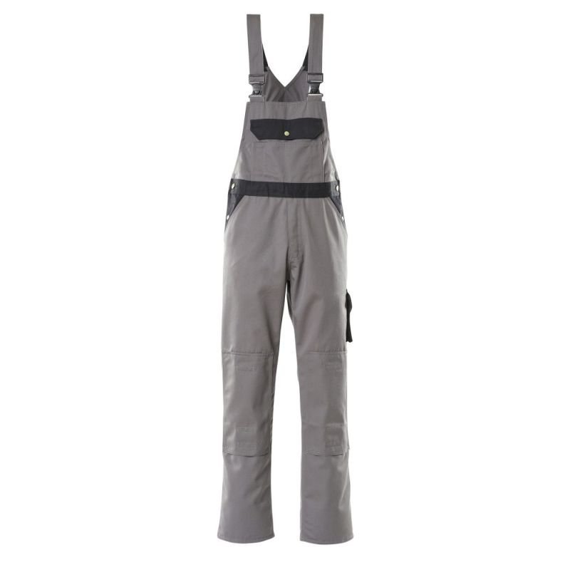 MASCOT® MILANO Latzhose, ANTHRAZIT/SCHWARZ (65% Polyester/35% BW, 310 g/m²)