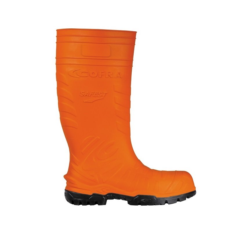 Safest ORANGE S5  PU-Sicherheitsstiefel  EN ISO 20345:2011  S5 CI SRC