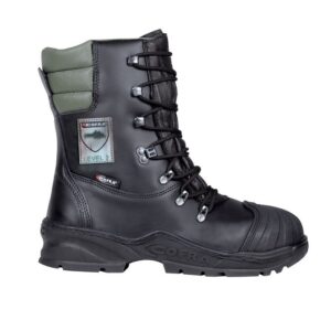 Power Forst Forstarb.-Schnittschutzstiefel EN ISO 17249:2007 A E P FO WRU HRO SRC