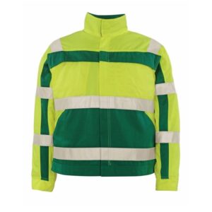 MASCOT® CAMETA Arbeitsjacke, GELB/GRÜN Teflon®-behandelt (65% Polyester/35% BW, 310 g/m²)