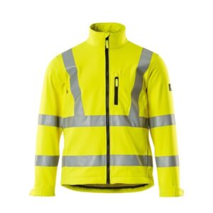 MASCOT® CALGARY Soft Shell Jacke, GELB (100% Polyester, 265 g/m²)