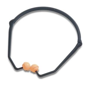 Howard Leight by Honeywell PER CAP, faltbarer Bügelstöpsel, schwarz/orange