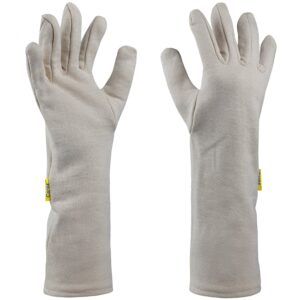 Art. 1120/40 Baumwolljerseyhandschuh,  Farbe: beige (natur),  Länge ca. 40 cm