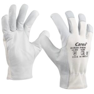 Art. 1505/KT   Nappalederhandschuh, Farbe: grau/beige (natur)