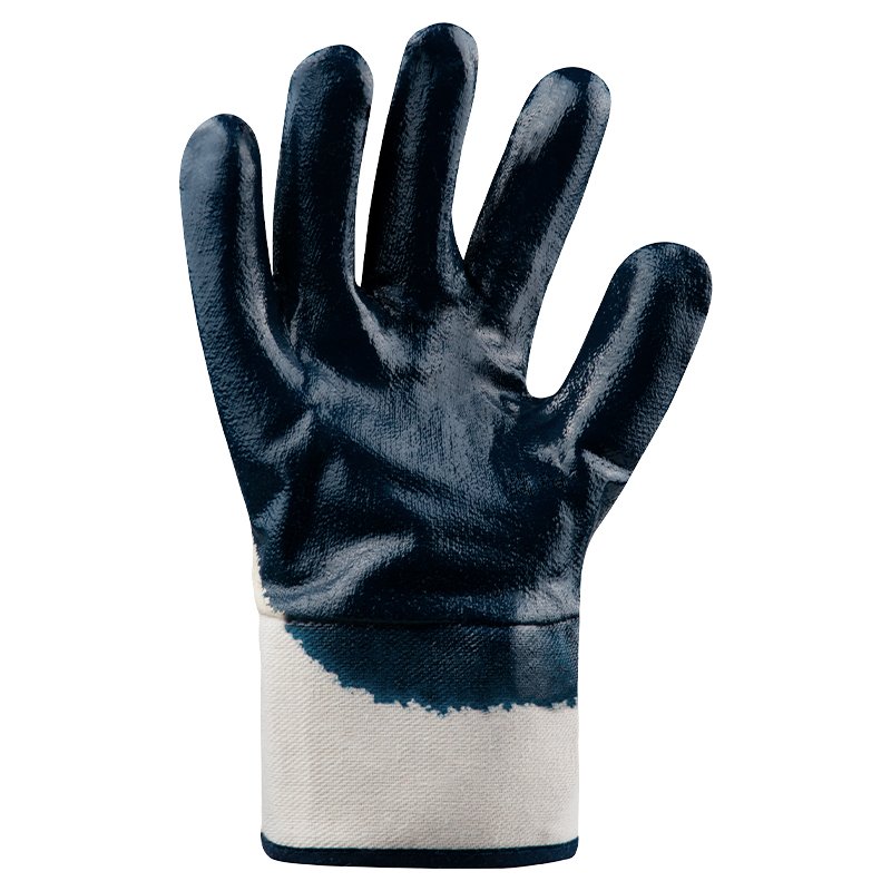 Art. 617 Nitril-Handschuh, teilbeschichtet, blau – Bild 2