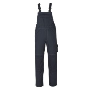 MASCOT® NEWARK Latzhose, SCHWARZBLAU (65% Polyester/35% BW, 270 g/m²)