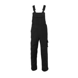 MASCOT® NEWARK Latzhose, SCHWARZ (65% Polyester/35% BW, 270g/m²)