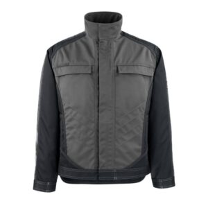 MASCOT® MAINZ Arbeitsjacke, DUNKELANTHRAZIT/SCHWARZ (70% Polyester/30% Tencel, 340 g/m²)