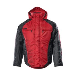MASCOT® FRANKFURT Pilotjacke, ROT/SCHWARZ (100% Polyester/255 g/m²)