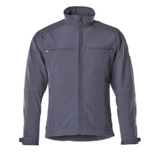 MASCOT® DRESDEN Soft Shell Jacke mit Stretch, SCHWARZBLAU (100% Polyester/305 g/m²)