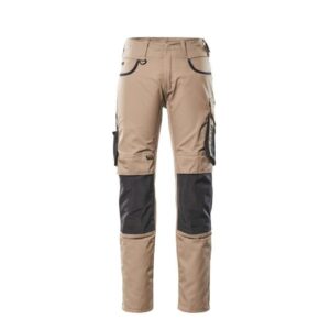 MASCOT® LEMBERG Hose, HELLKHAKI/SCHWARZ (50% Polyester/50% BW, 205 g/m²)