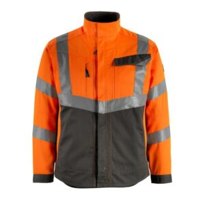MASCOT® OXFORD Jacke, ORANGE/DUNKELANTHRAZIT Teflon®-behandelt (65% Polyester/35% BW, 290 g/m²)