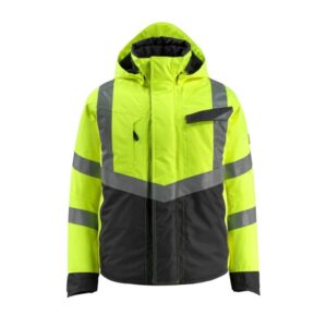 MASCOT® HASTINGS Pilotjacke, GELB/SCHWARZ (100% Polyester, 210 g/m²)
