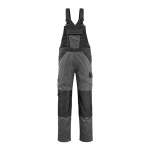 MASCOT® LEETON Latzhose, DUNKELANTHRAZIT/SCHWARZ ( 65% Polyester/35% BW, 245 g/m²)