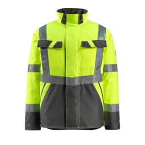 MASCOT® PENRITH Winterjacke, hi-vis Gelb/DUNKELANTHRAZIT, (100% Polyester/ 190g/m²)