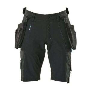 Shorts mit abnehmbaren Hängetaschen, Farbe: schwarz