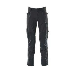 Hose mit Knietaschen, Stretchstoff, Farbe: schwarzblau