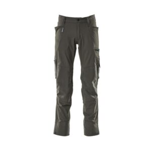 Hose mit Knietaschen, Stretchstoff, Farbe: dunkelanthrazit